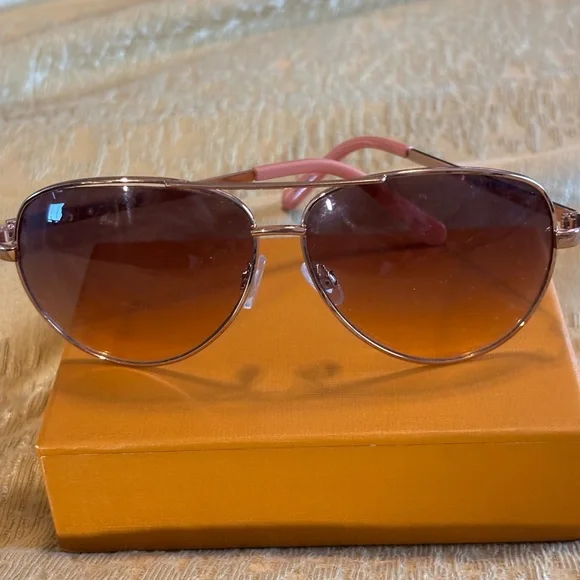 Stylish Aviator Sunglasses with Brown Lenses by Liz Claiborne - Picture 3 of 7